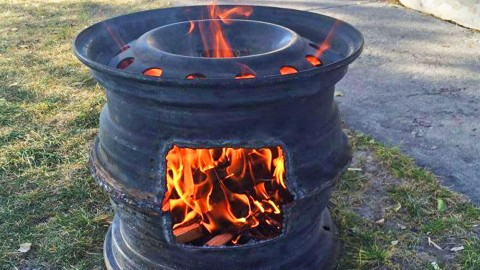 Old Tire Rims Make DIY Fire Pits -   13 diy projects For Men fire pits ideas