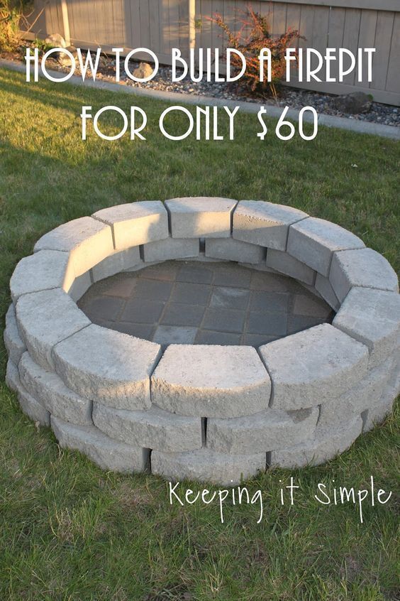 11 Excellent DIY Fire Pits Tutorials -   13 diy projects For Men fire pits ideas