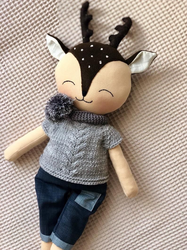 13 fabric crafts For Boys rag dolls ideas