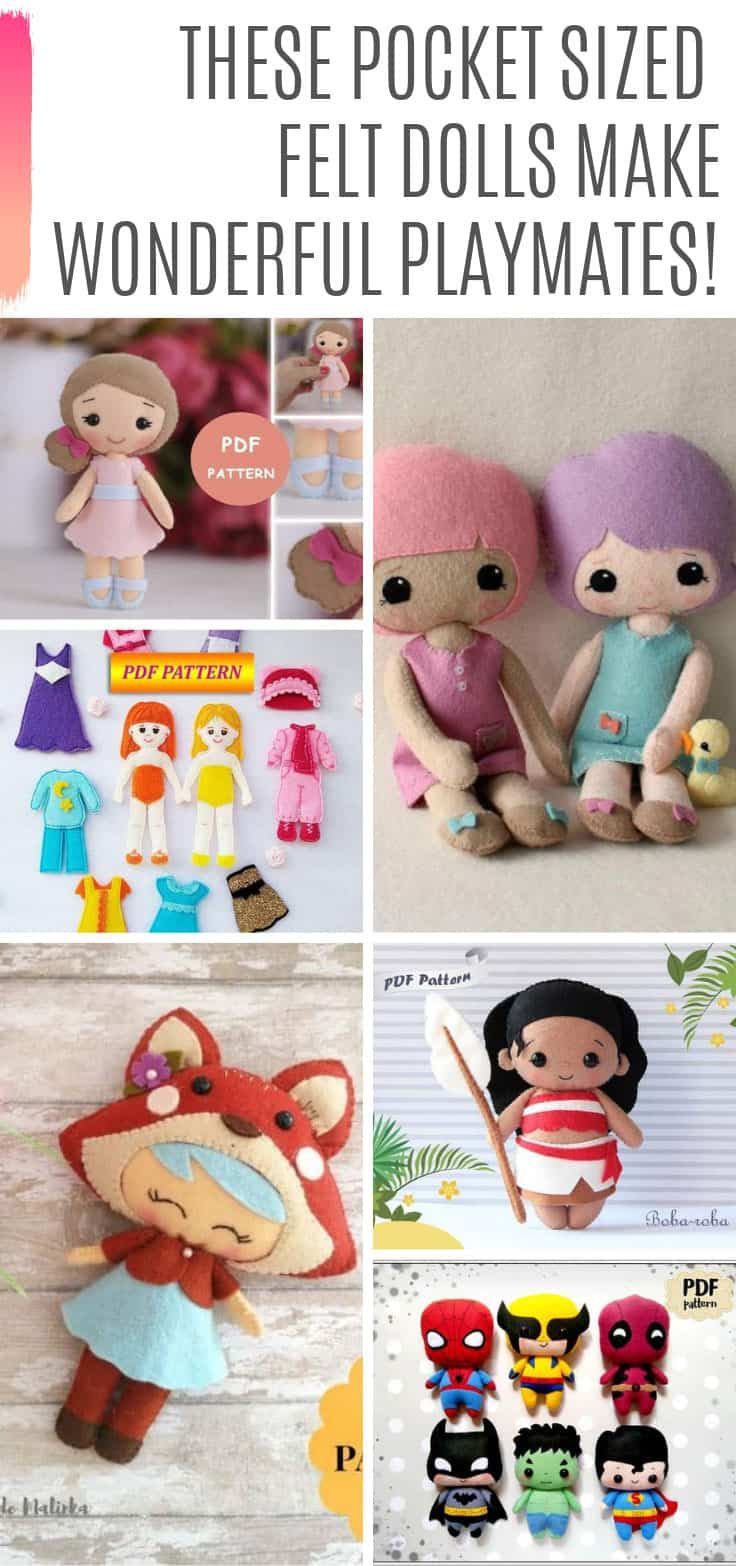 33 of the Cutest Doll Patterns for You to Make for Your Child -   13 fabric crafts For Boys rag dolls ideas