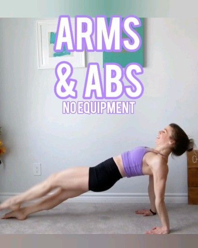 Arms & Abs No Equipment at Home Workout! -   13 fitness Exercises equipment ideas