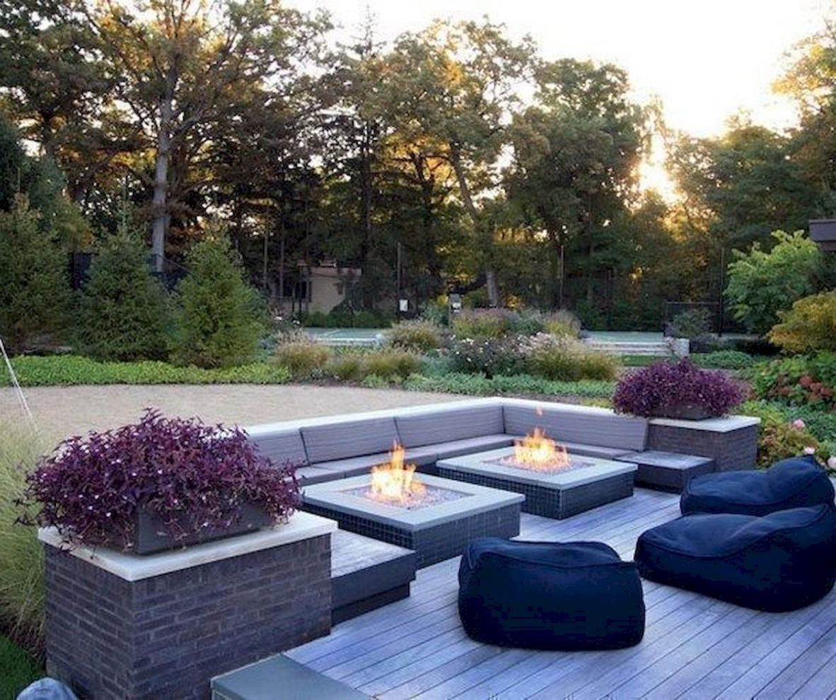 26 Stunning Japanese Garden Frontyard - HAJAR FRESH -   13 garden design Rectangular fire pits ideas