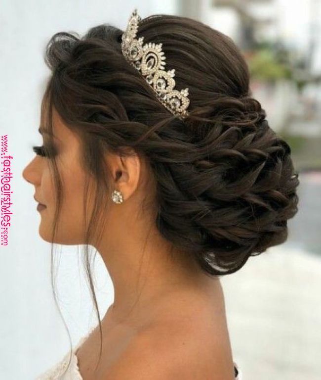 S??e Quinceanera-Frisuren mit Krone -   13 hairstyles Wedding locks ideas