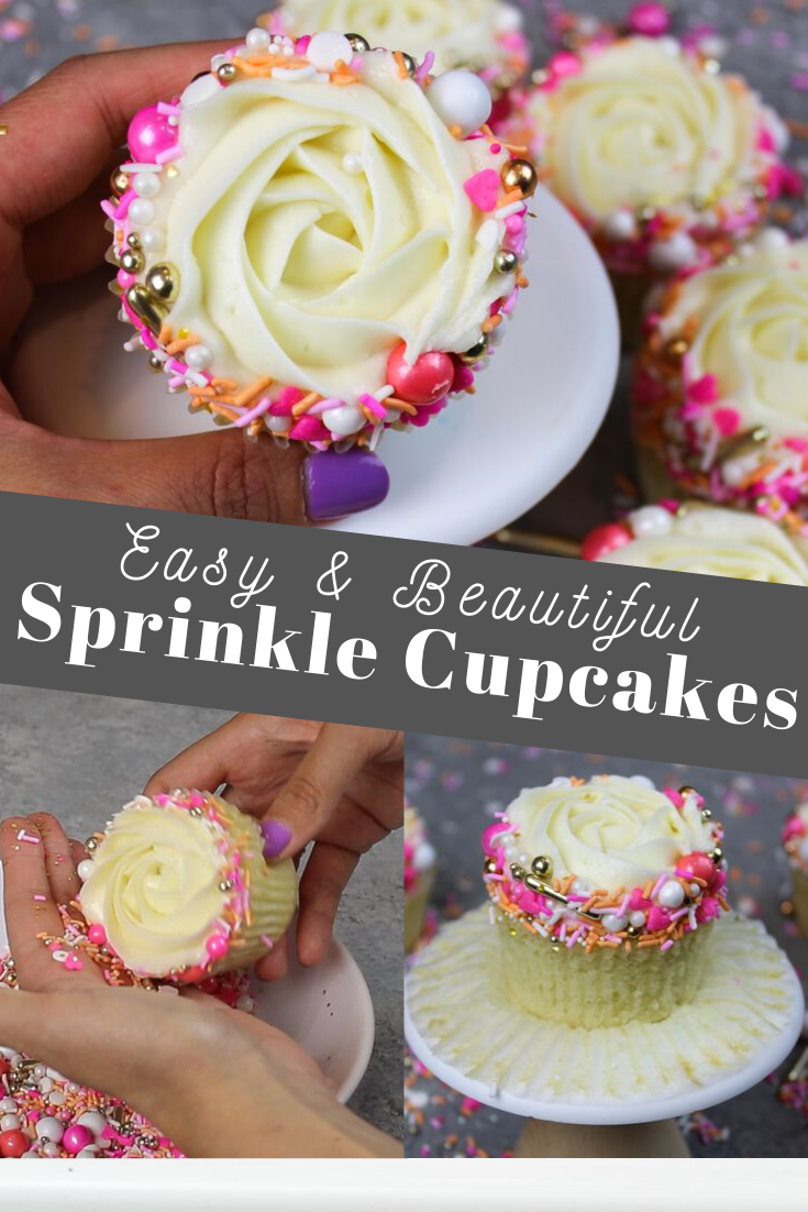 Rose Water Cupcakes with Rose Water Buttercream - Chelsweets -   14 cup cake design ideas