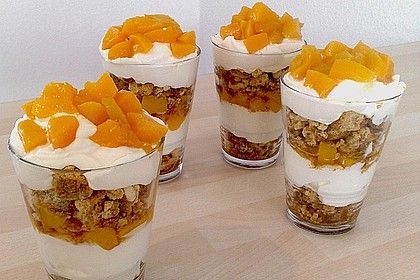Pfirsich - Cantuccini - Trifle von bananacreampie | Chefkoch -   14 desserts Im Glas cantuccini ideas