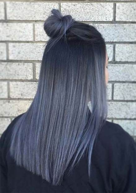 14 hair Gray blue ideas