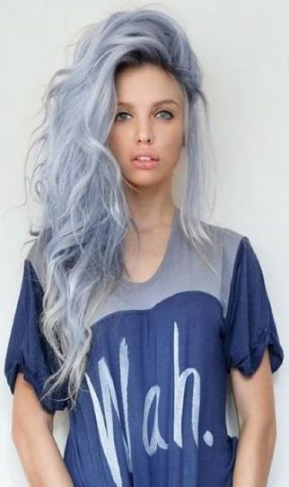 14 hair Gray blue ideas