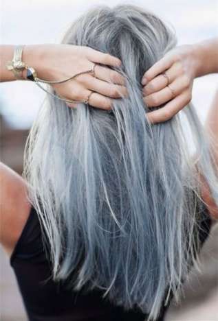 Nails Gray Blue Silver Hair 38+ Ideas -   14 hair Gray blue ideas