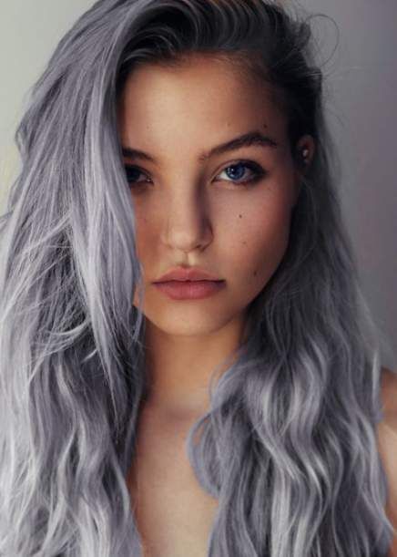 34 trendy hair gray pastel haircolor -   14 hair Gray blue ideas