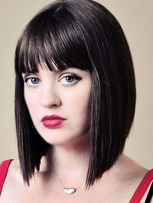 14 hairstyles Straight bangs ideas