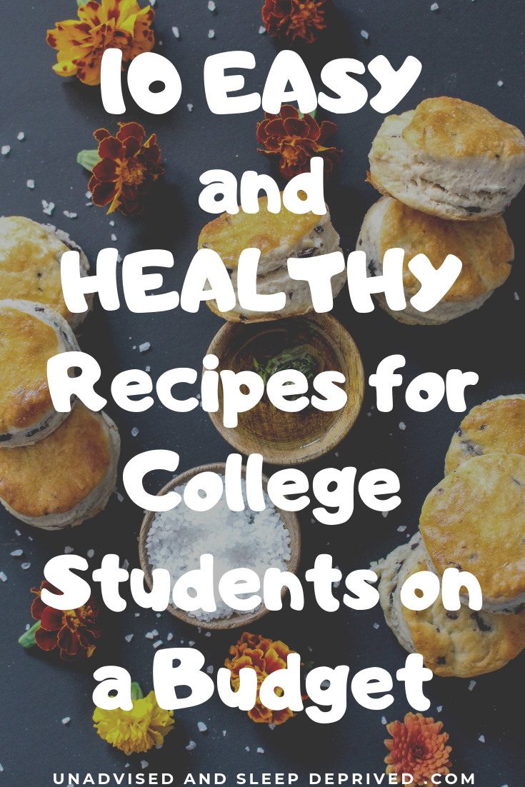 10 EASY and HEALTHY Recipes for College Students on a Budget -   14 healthy recipes For College Students people ideas