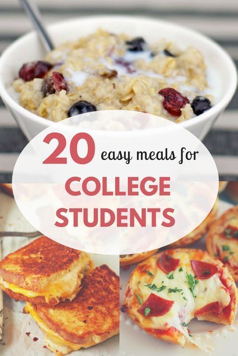 14 healthy recipes For College Students people ideas