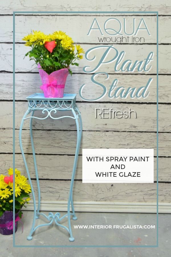 How To Quickly Update A Plant Stand Table -   14 iron plants Stand ideas