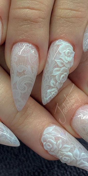 14 summer wedding Nails ideas