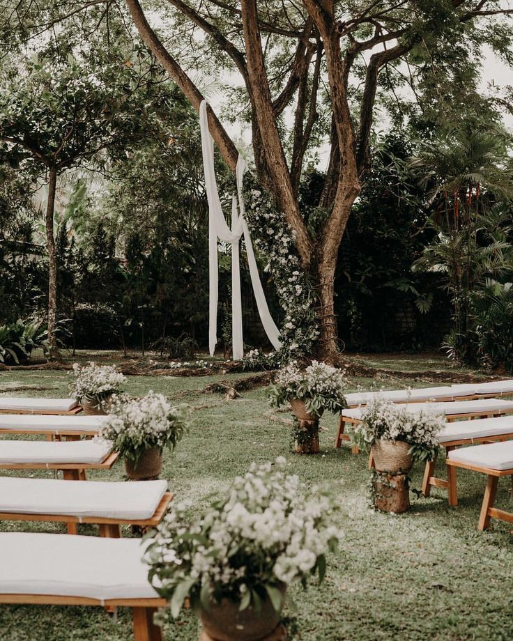Wonderland Bali Events on Instagram: “We did a perfect spot to say “I do” under a tree in the open air. Beautiful garden wedding in Bali рџЊї…” -   14 wedding Garden tree ideas