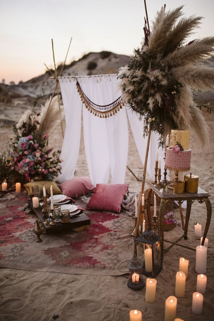 Nomadic Desert Boho Elopement Inspiration -   15 boho wedding Design ideas