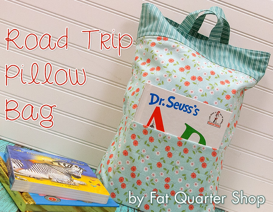 Road Trip Pillow Bag Sewing Tutorial -   15 fabric crafts For Kids road trips ideas