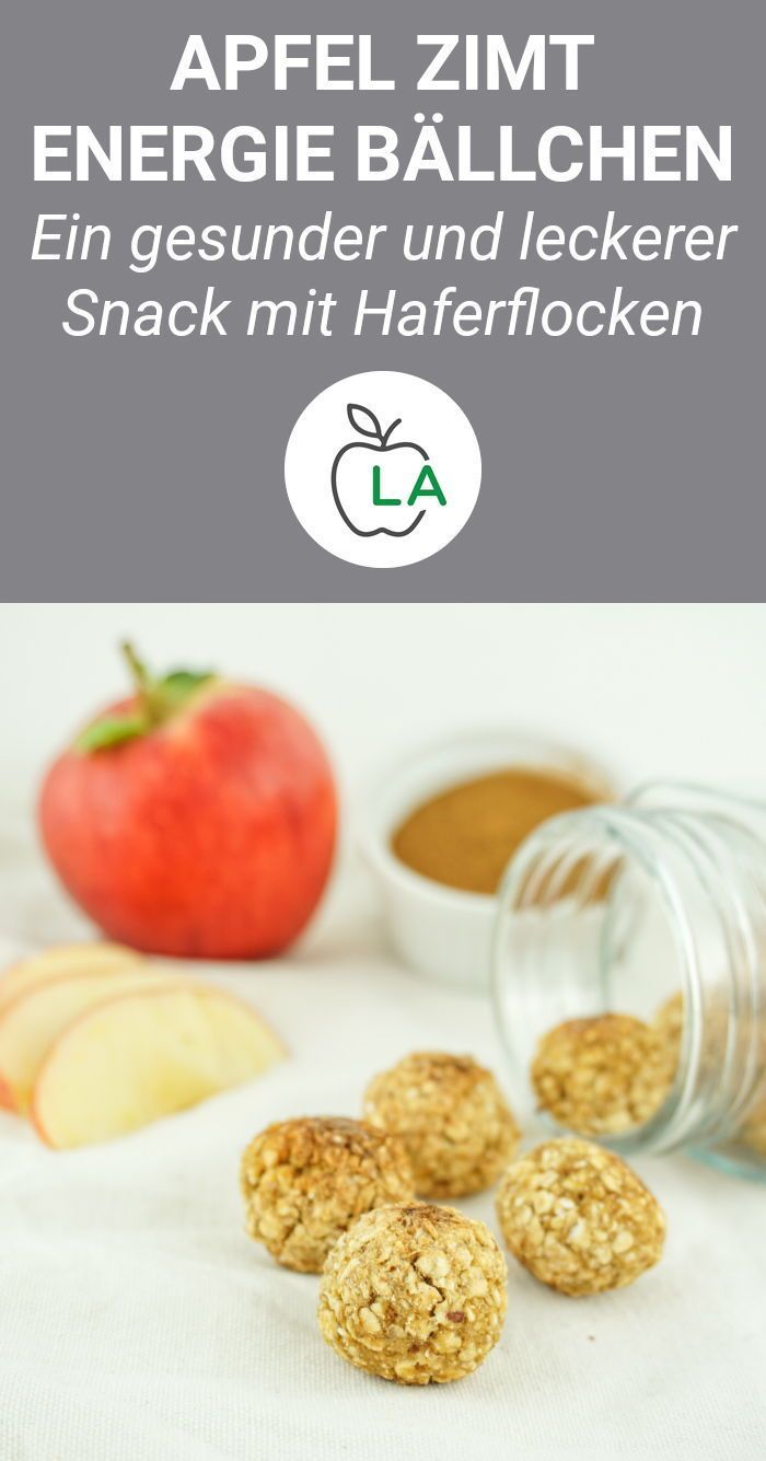 Apfel Zimt Energieb?llchen - Gesunder und zuckerfreier Snack -   15 fitness Rezepte kinder ideas