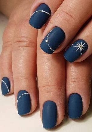 How To Paint Your Nails Like A Pro -   15 hair Blue nail nail ideas