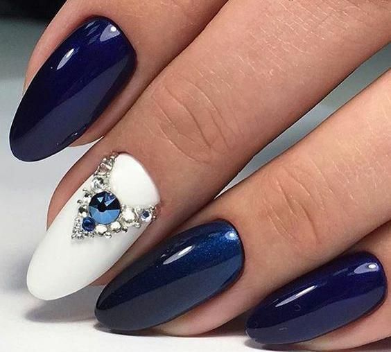 36 + Pretty Trending Herbstn?gel; Sargn?gel; Gel Nagel fallen; kurze blaue N?gel; B … - PIN Blogger -   15 hair Blue nail nail ideas