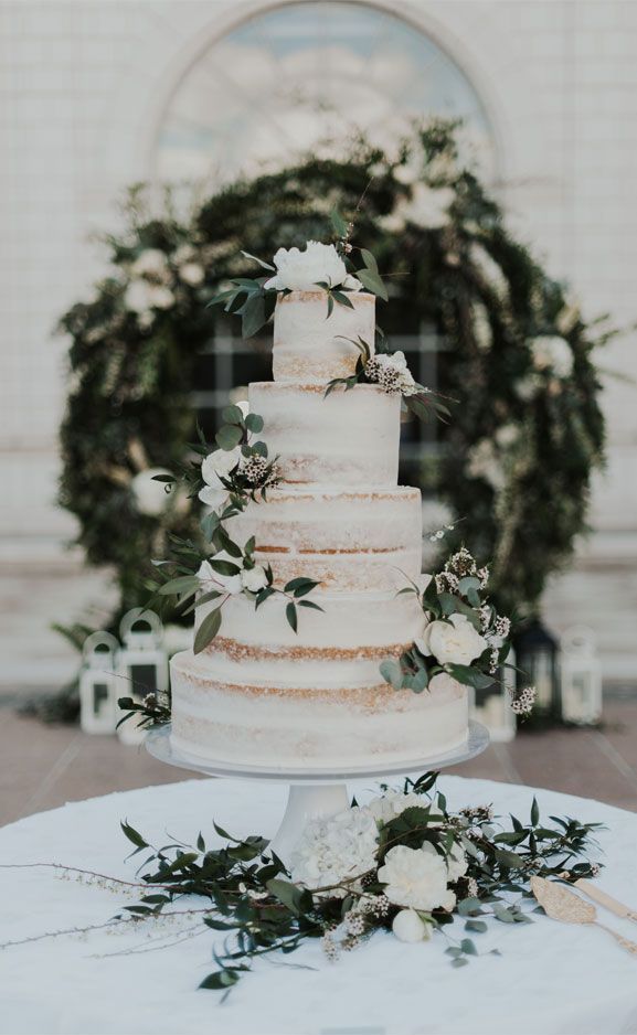 10 The prettiest floral wedding cakes for any season -   15 wedding Cakes greenery ideas
