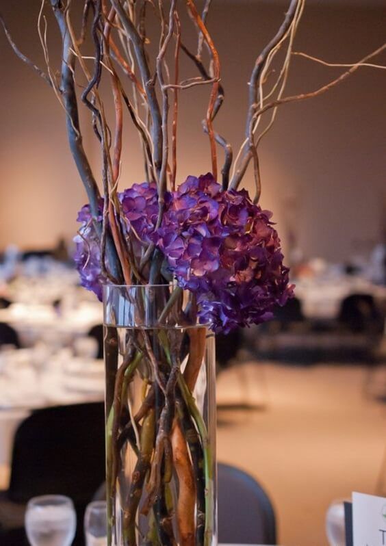 15 wedding Centerpieces purple ideas