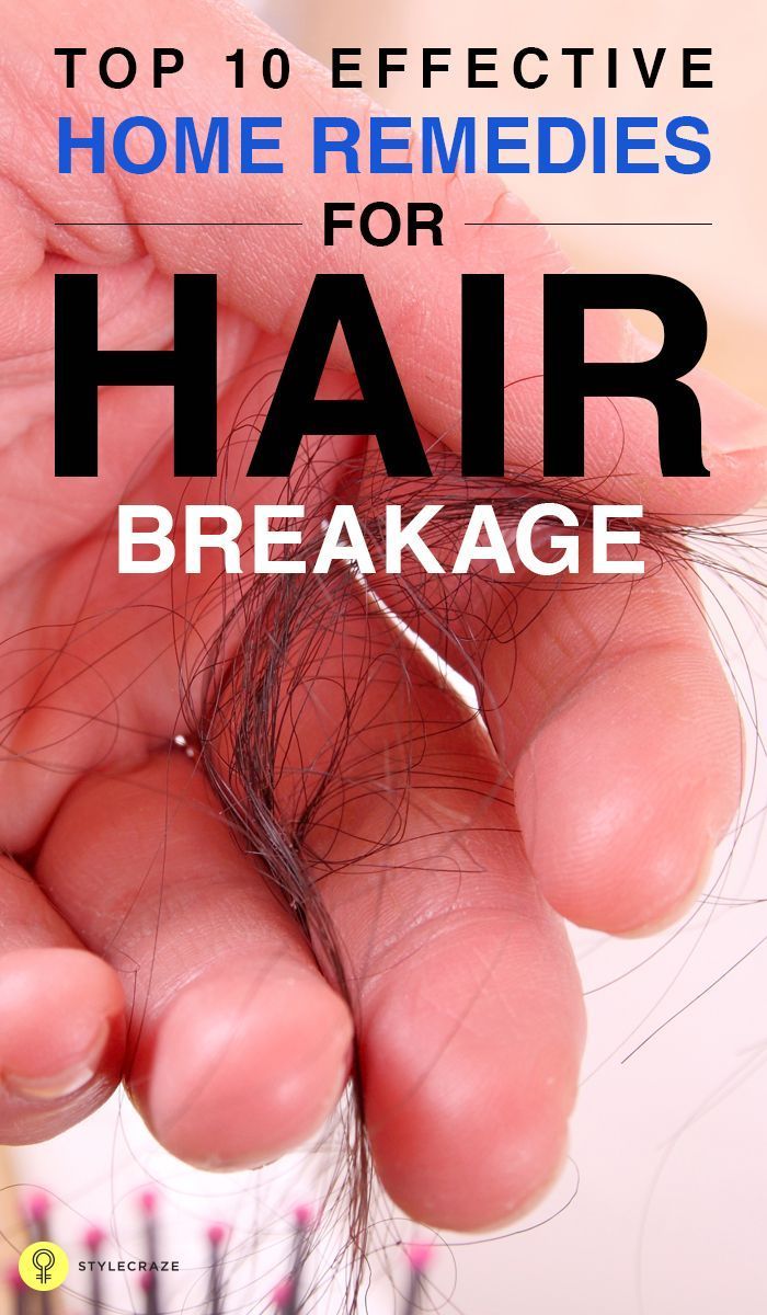 How To Stop Hair Breakage: 15 Natural Remedies To Fix It -   16 brittle hair Treatment ideas