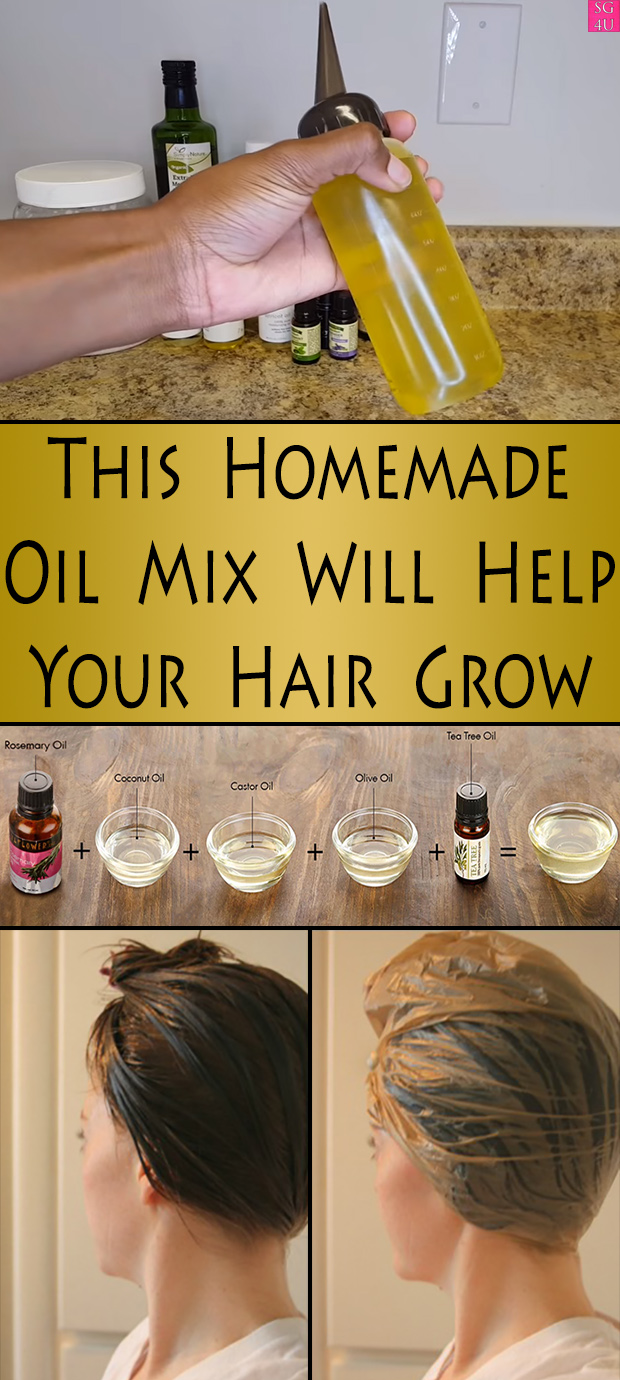 This Homemade Oil Mix Will Help Your Hair Grow -   16 brittle hair Treatment ideas