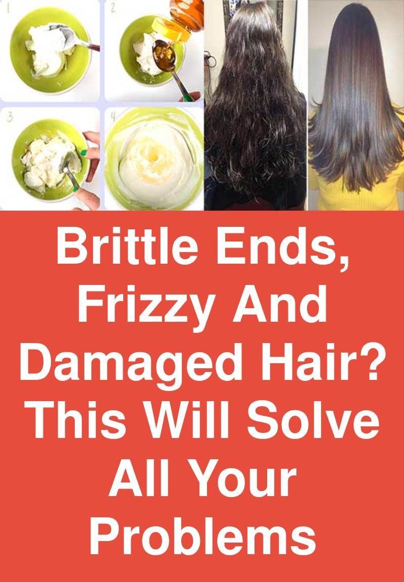 Brittle ends, frizzy and damaged hair? This will solve all your problems -   16 brittle hair Treatment ideas
