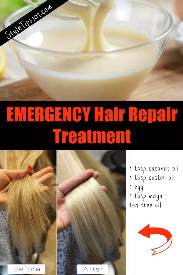 Emergency Hair Repair Treatment -   16 brittle hair Treatment ideas