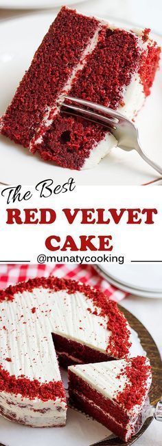 Red Velvet Cake The Only Recipe You'll Ever Need - Munaty Cooking -   16 cake Fondant red ideas