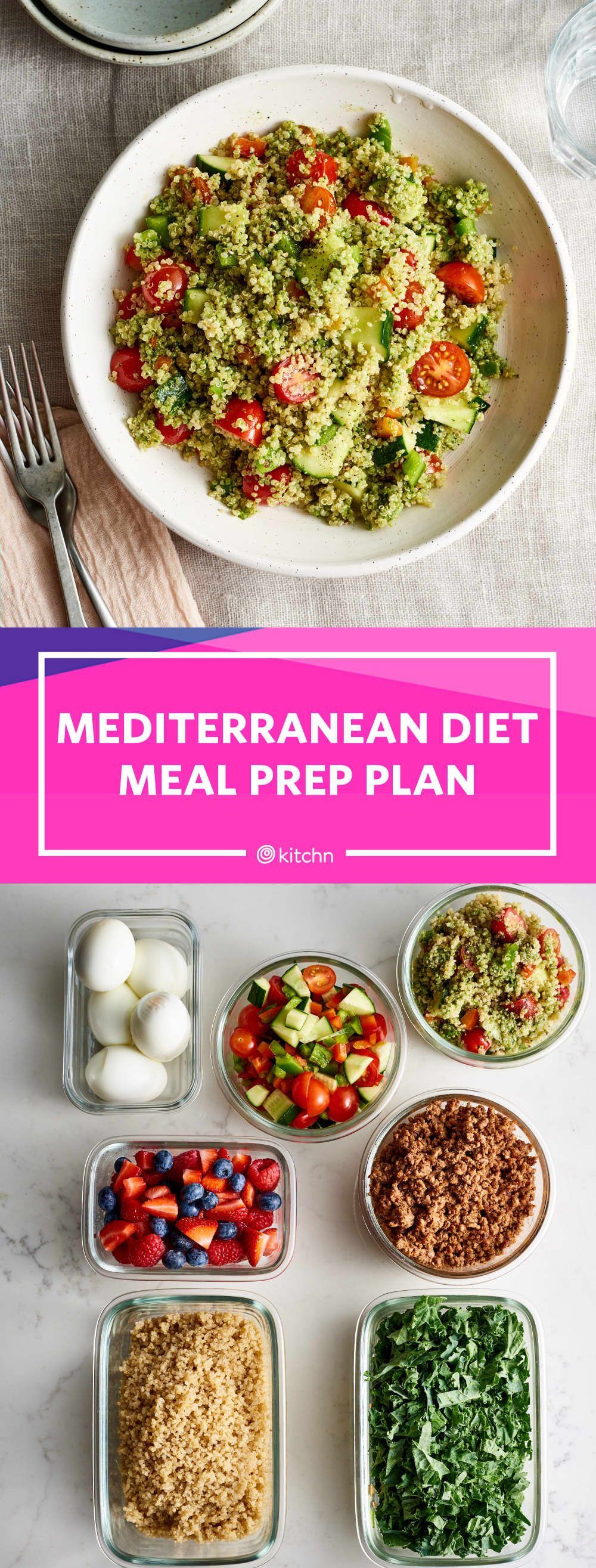 Meal Prep Plan: How I Prep a Week of Easy Mediterranean Diet Meals in Just 2 Hours -   16 diet 2 Week clean eating ideas