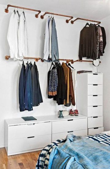61+  Ideas For Diy Clothes Storage For Small Spaces Wardrobes -   16 DIY Clothes Storage wall ideas