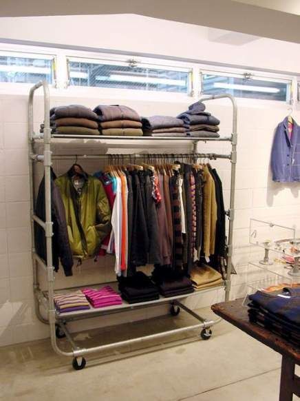 Trendy Diy Clothes Rack Heavy Duty Ideas -   16 DIY Clothes Storage wall ideas