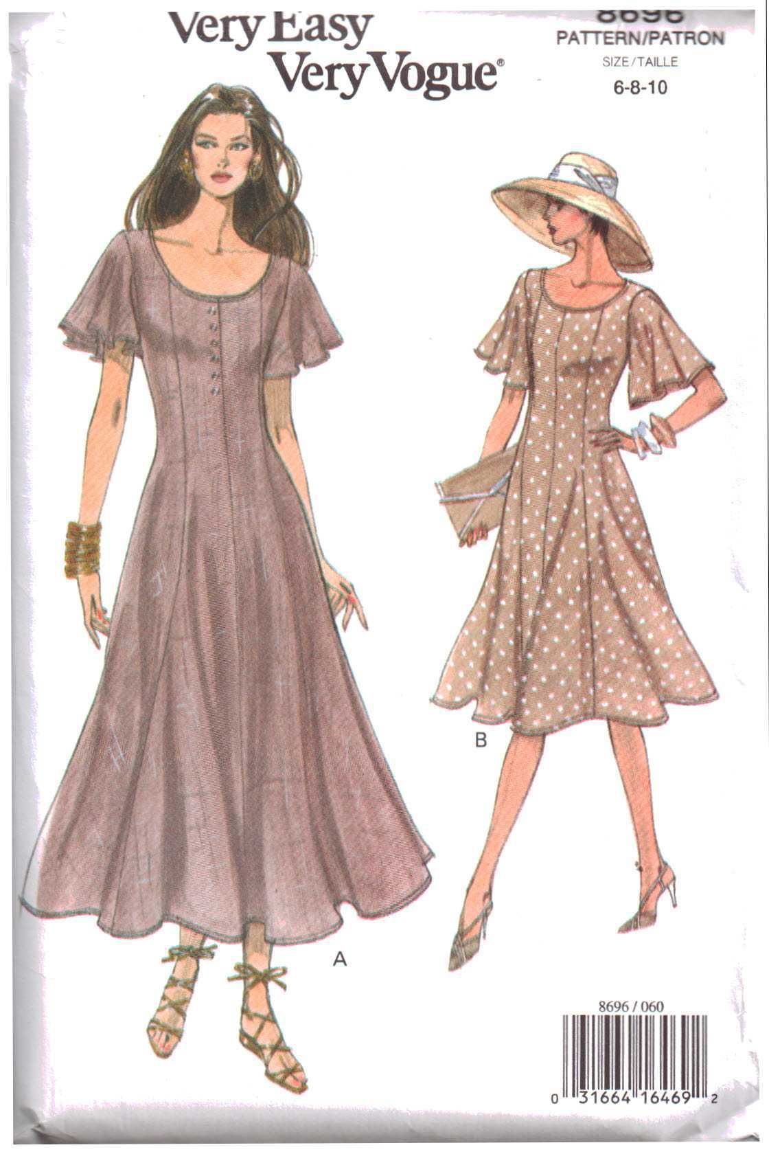 Vogue 8695 Misses Dress Size: 6-8-10 Uncut Sewing Pattern -   16 dress Patterns princess ideas
