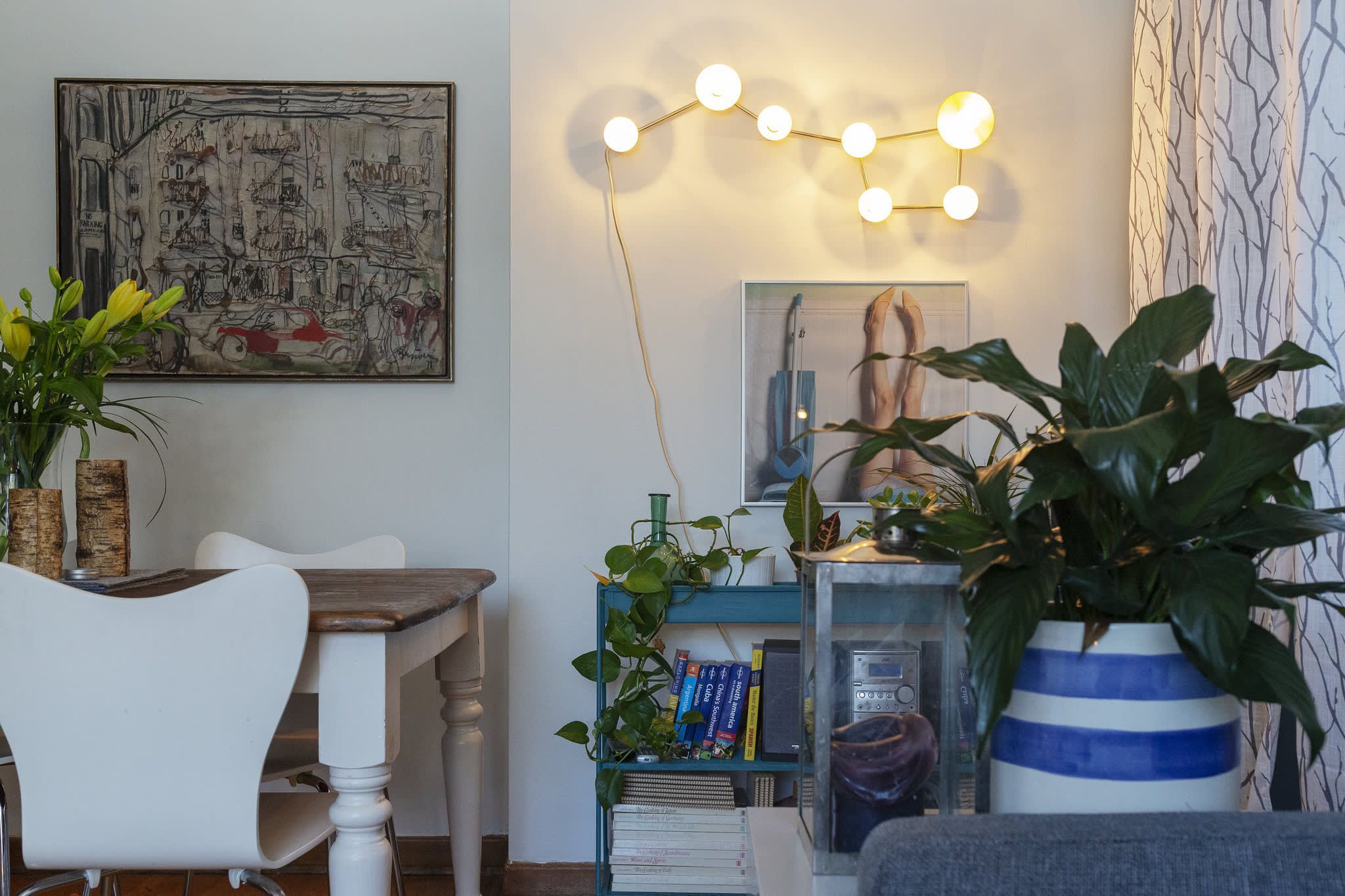 A 480-Square-Foot Home Is This Designer's “Unicorn Apartment” -   16 fitness Interior square feet ideas
