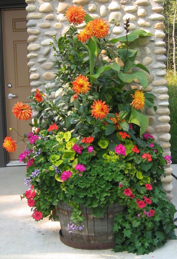 Best Container Gardening Design Flowers Ideas: 25 Beautiful Container Gardening Picture -   16 garden design Flower pots ideas