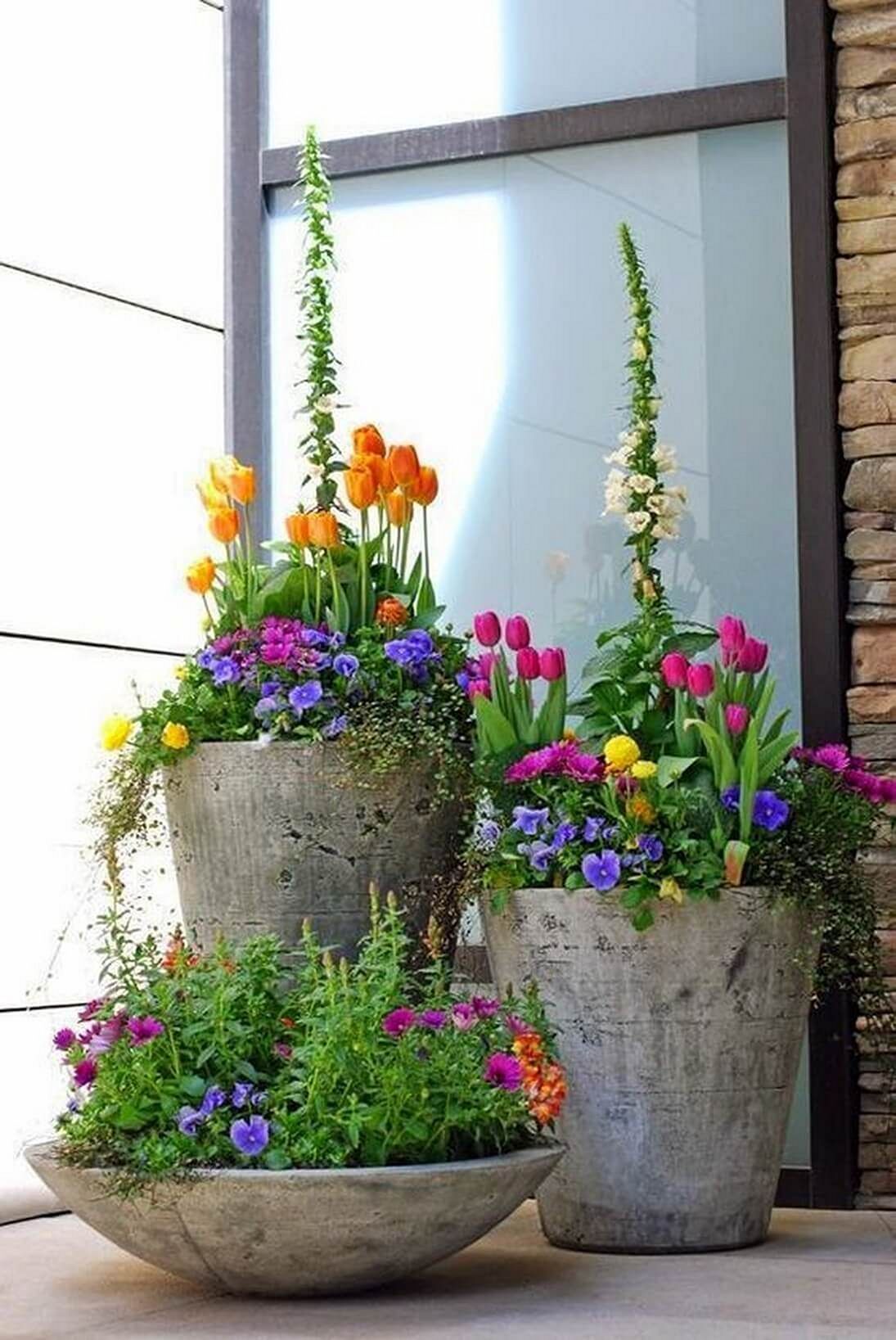 20 Incredible Container Garden Ideas For Your Landscaping Design -   16 garden design Flower pots ideas