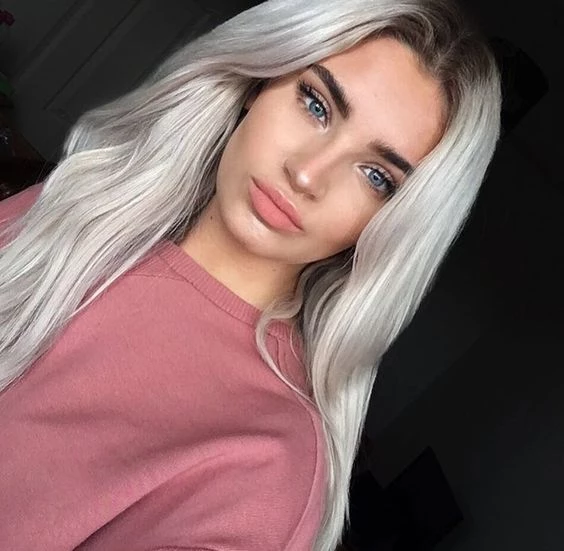 16 hair Grey girl ideas