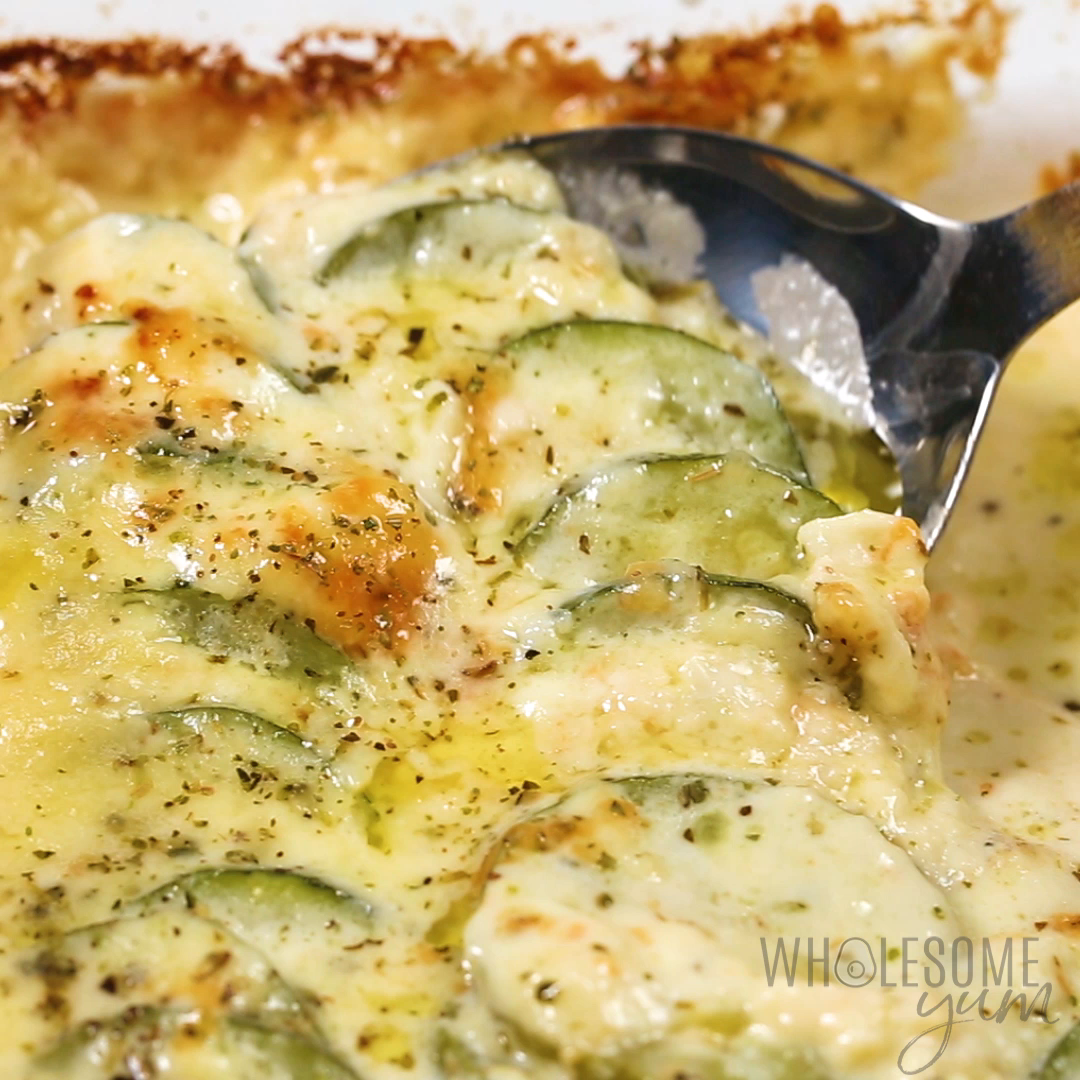 Baked Easy Cheesy Zucchini Casserole Recipe (Zucchini Gratin) -   16 healthy recipes Zucchini vegans ideas