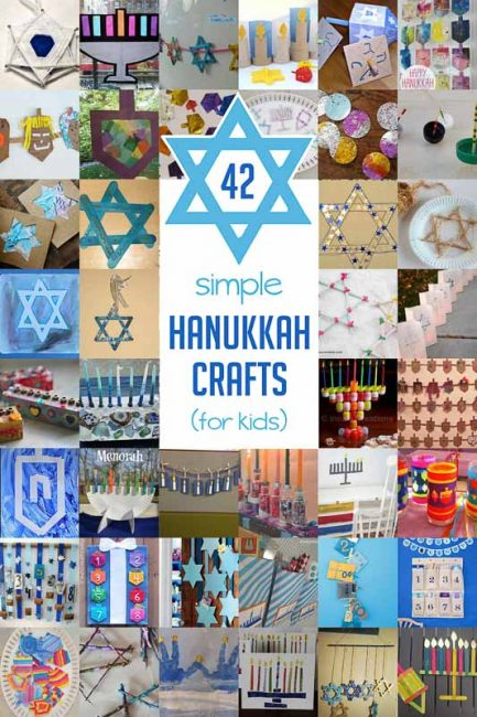 42 Simple Hanukkah Crafts for Kids to Make -   16 holiday Crafts hanukkah ideas