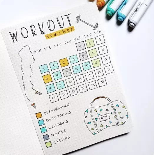 10+ Bullet Journal Ideas To Jump Start Your Journal -   16 how to start a fitness Journal ideas