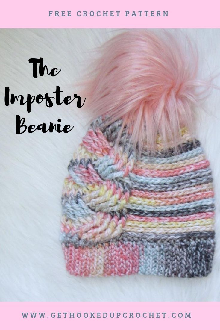 The Imposter Beanie FREE CROCHET PATTERN -   16 knitting and crochet Hats hooks ideas
