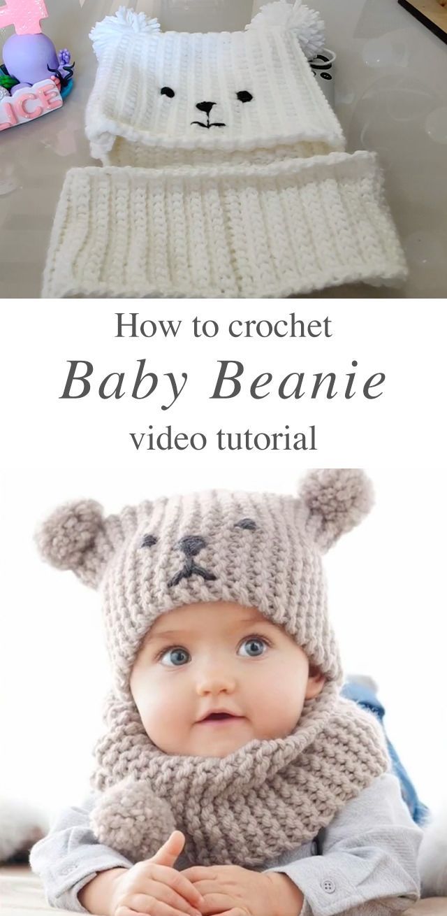 Crochet Baby Hat Anyone Can Make -   16 knitting and crochet Hats hooks ideas