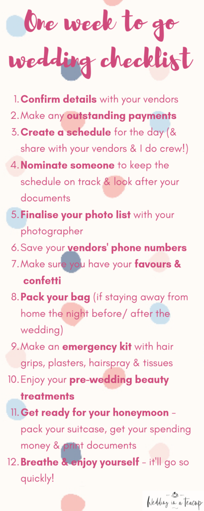 Last minute wedding checklist -   16 last minute wedding Checklist ideas