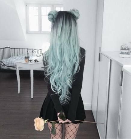 37 Trendy Hair Pastel Mint Ombre -   16 mint hair Ombre ideas