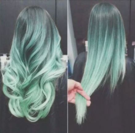 42 Super Ideas Hair Pastel Color Ombre Mint Green -   16 mint hair Ombre ideas