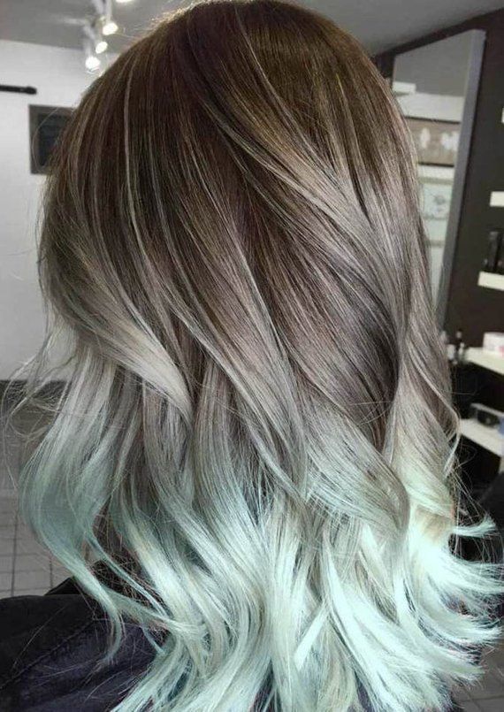 16 mint hair Ombre ideas