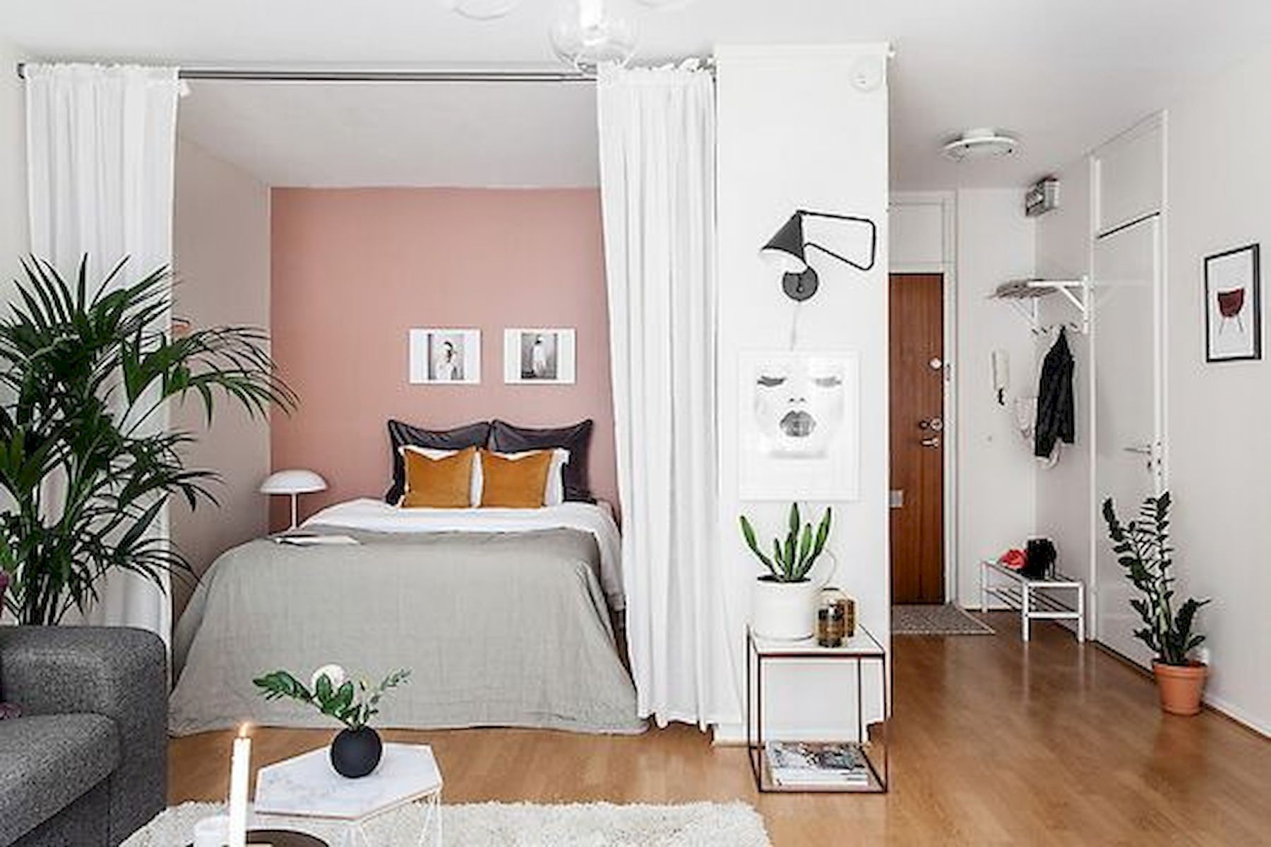 40 Favorite Studio Apartment Room Dividers Curtains Design Ideas and Decor -   16 room decor Apartment design ideas