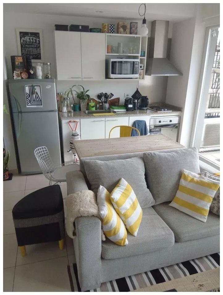 вњ” 100 brilliant solution small apartment living room decor ideas and remodel 56 -   16 room decor Apartment design ideas